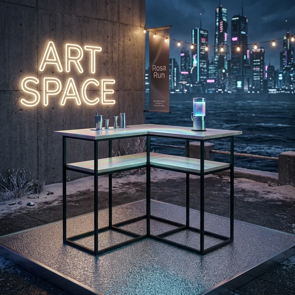 Аренда Г-образная барная стойка в Сочи | ART SPACE
