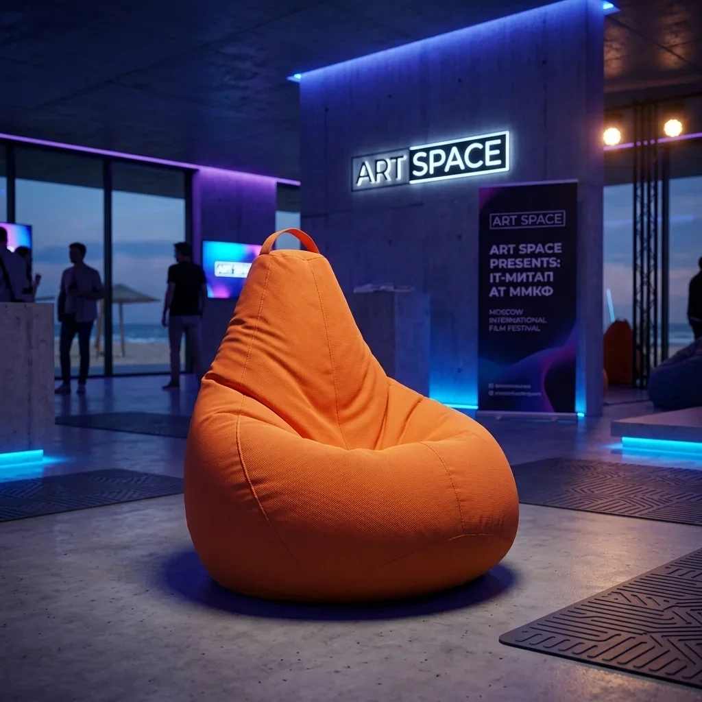 Аренда Оранжевое кресло-мешок Сочи — заказать в ART SPACE