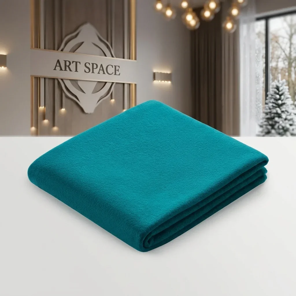 Аренда Серый флисовый плед Сочи в ART SPACE