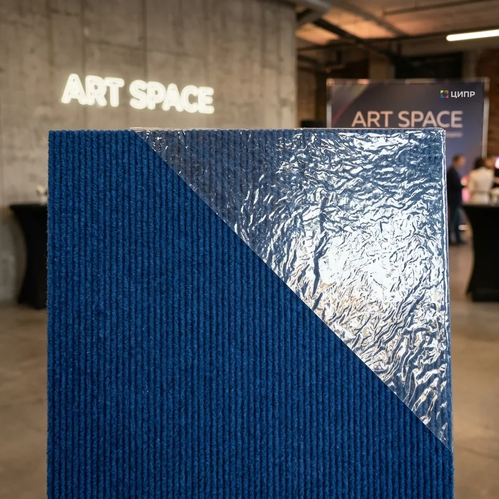 Аренда Синий выставочный ковролин в Сочи ART SPACE