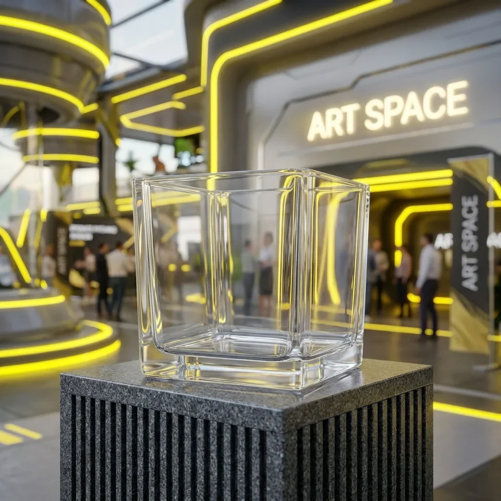 Аренда Стеклянная ваза Куб Сочи | ART SPACE на Альпике