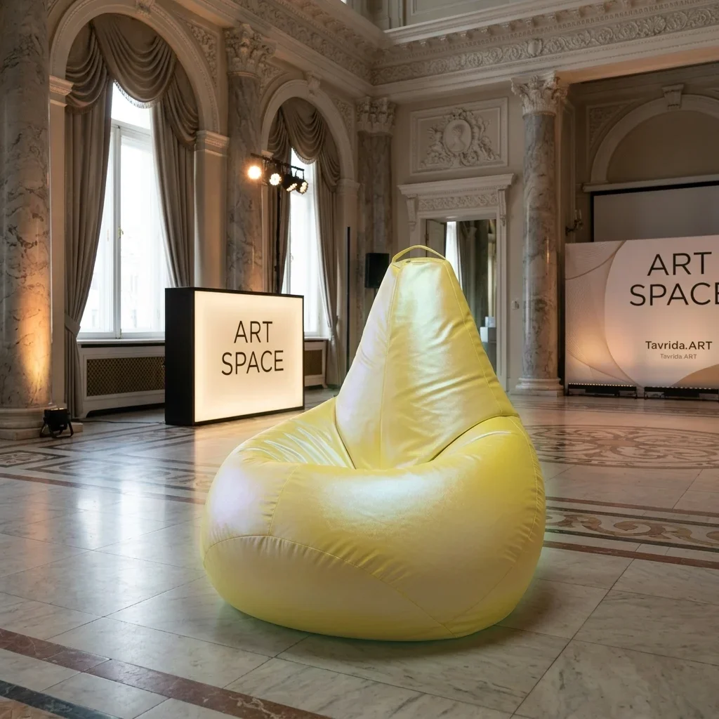 Аренда Желтое кресло-мешок Сочи — ART SPACE
