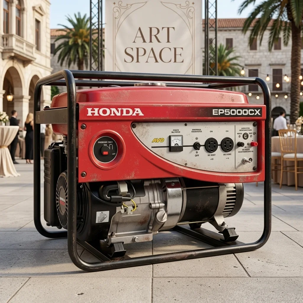 Аренда электрогенератора Honda 4,5-5,5 кВт в Сочи — ART SPACE