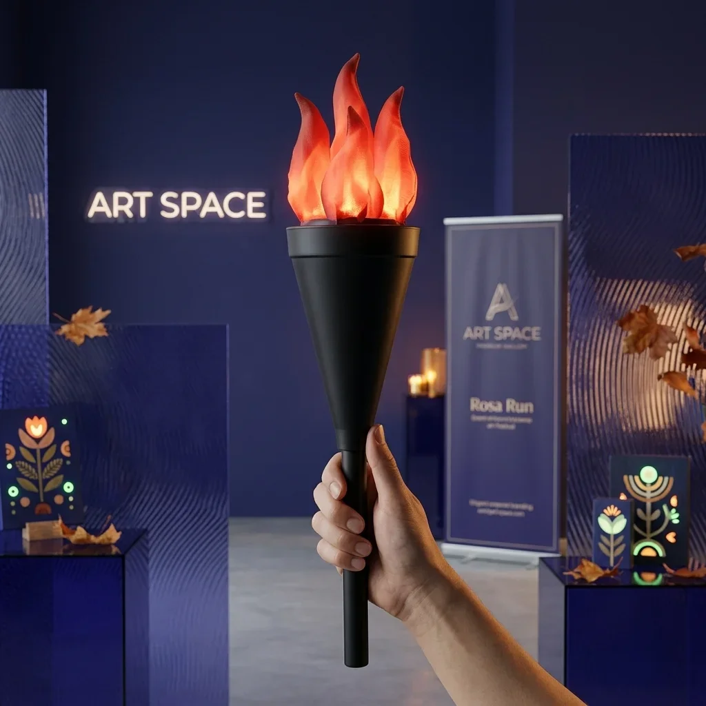 Аренда факела с имитацией пламени в Сочи — ART SPACE