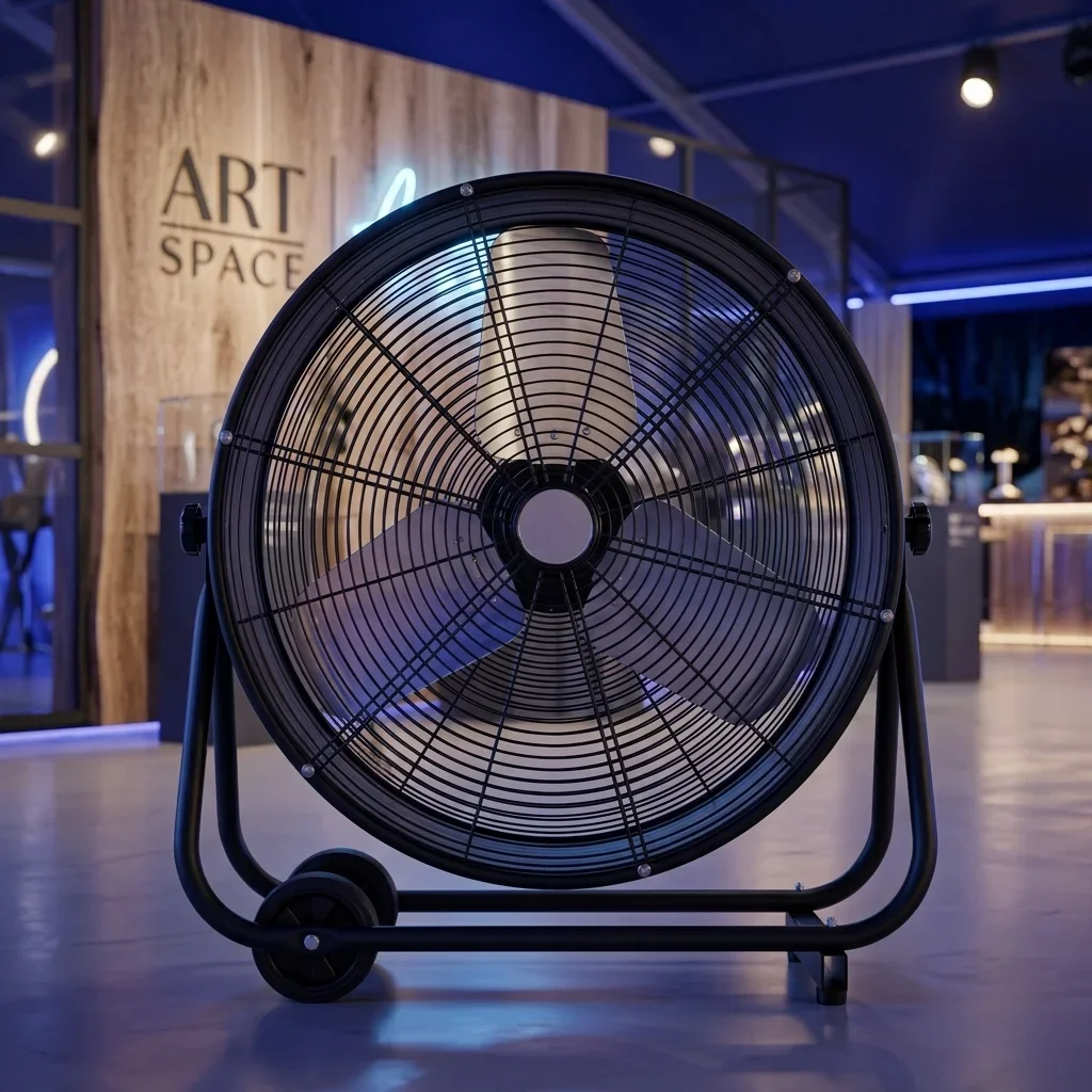 Аренда промышленного напольного вентилятора в Сочи | ART SPACE