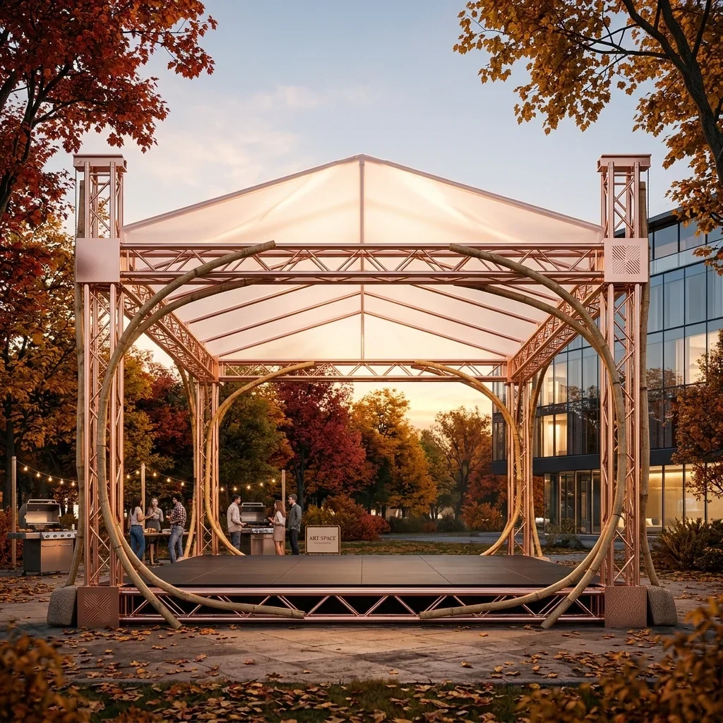 Аренда сцены с элеваторной крышей в Сочи от ART SPACE