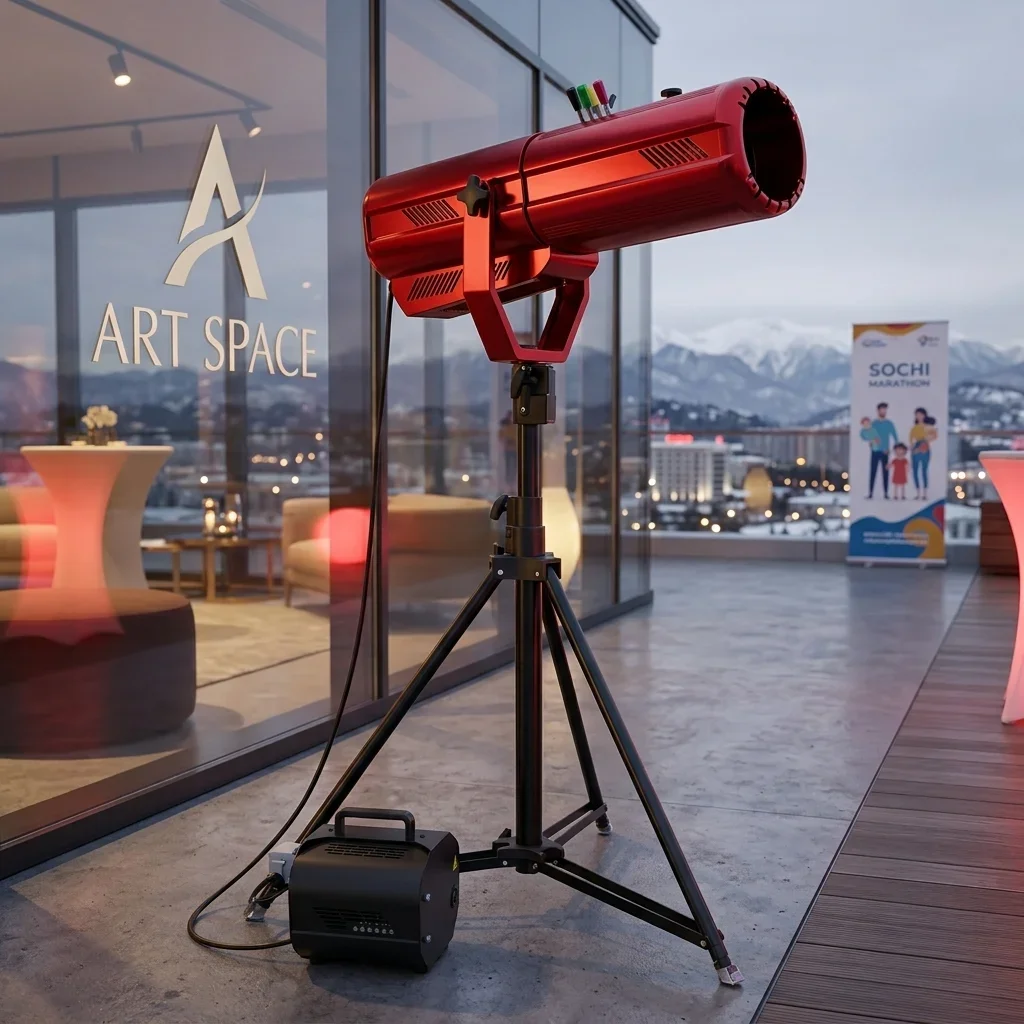 Аренда световой пушки в Сочи MOON 1200 в ART SPACE