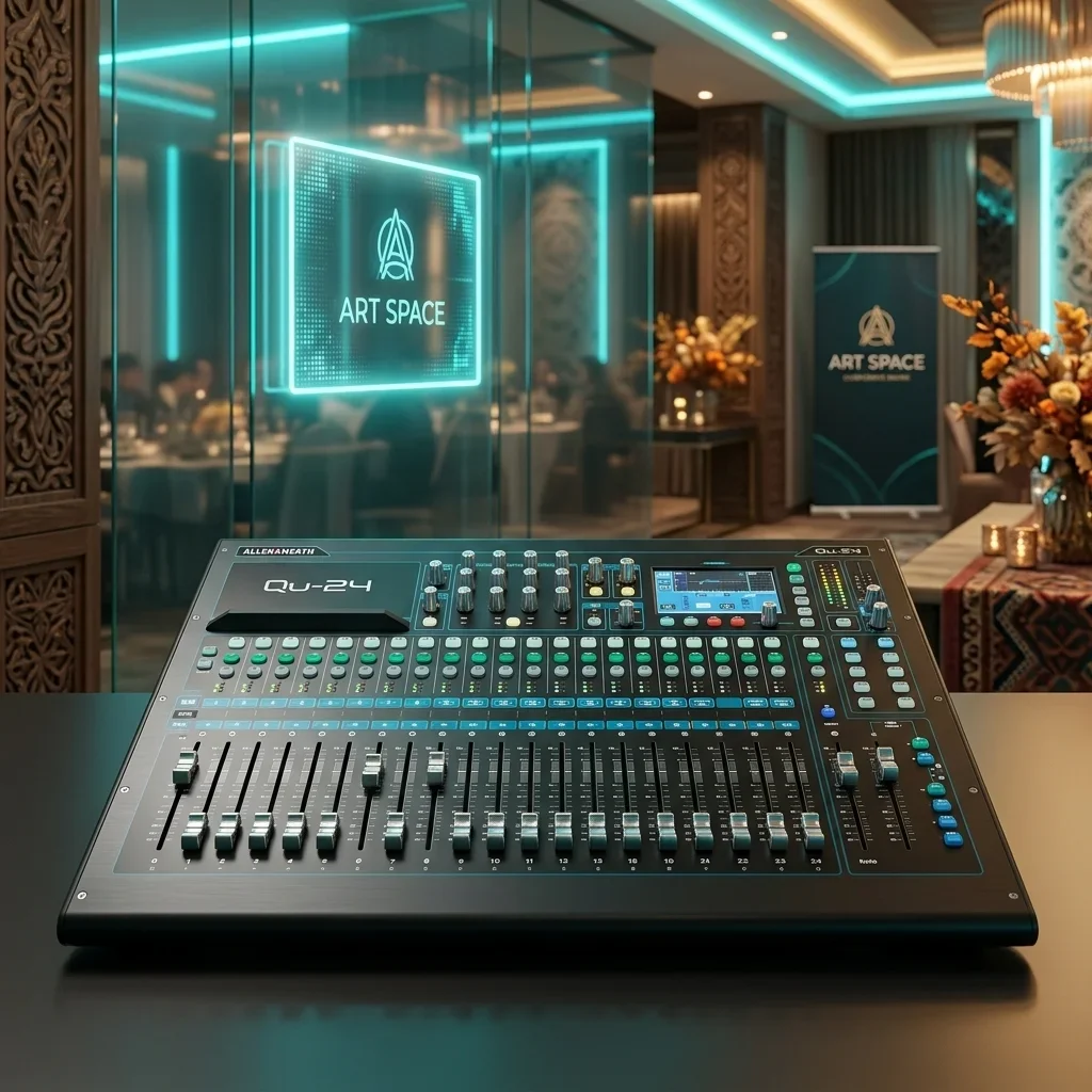 Аренда цифрового микшера Allen&Heath QU-24 в Сочи