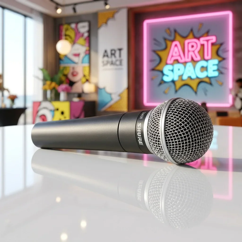 Аренда вокального микрофона Shure SM58 в Сочи | ART SPACE
